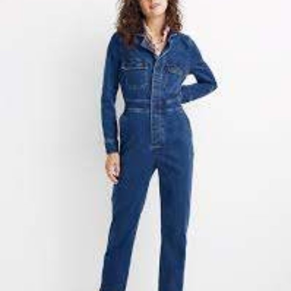 Madewell Pants - 🎈Madewell Denim Slim Coverall Jumpsuit/6